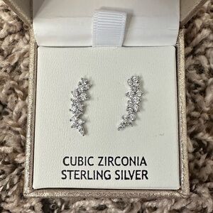 Sterling Silver Cubic Zirconia Earrings
